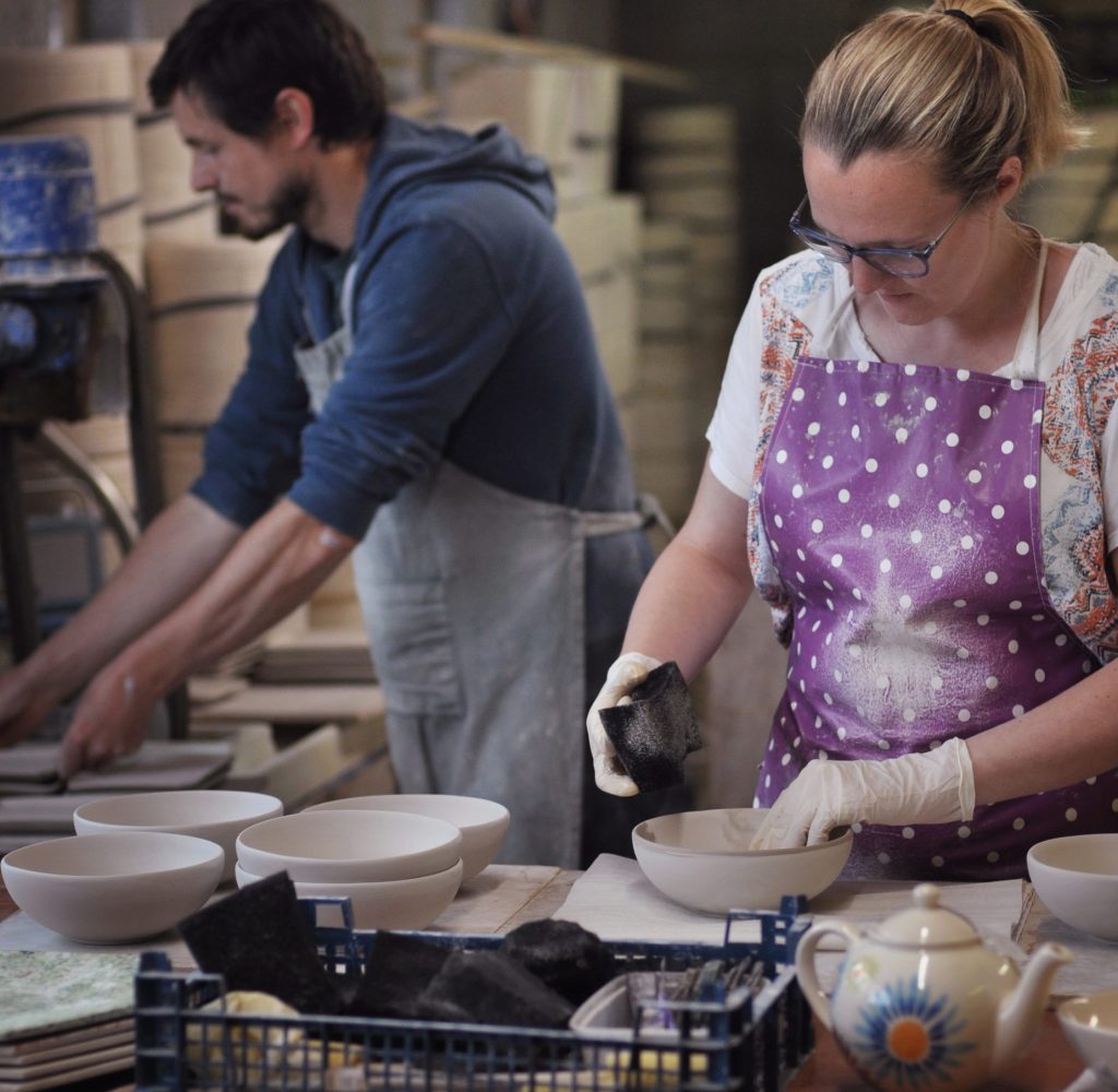 Aston Pottery - workshop scene