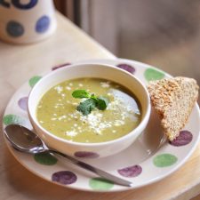 Aston Pottery - Pea and Mint soup