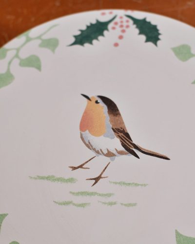 Aston Pottery - Christmas Robin design