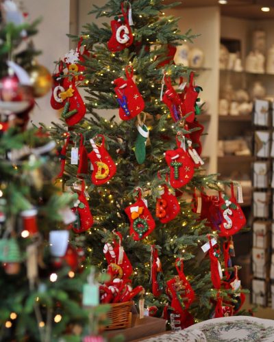 Aston Pottery - Felt stocking decorations Christmas 2026