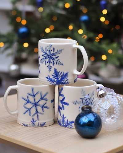 Aston Pottery - Snowflake Design